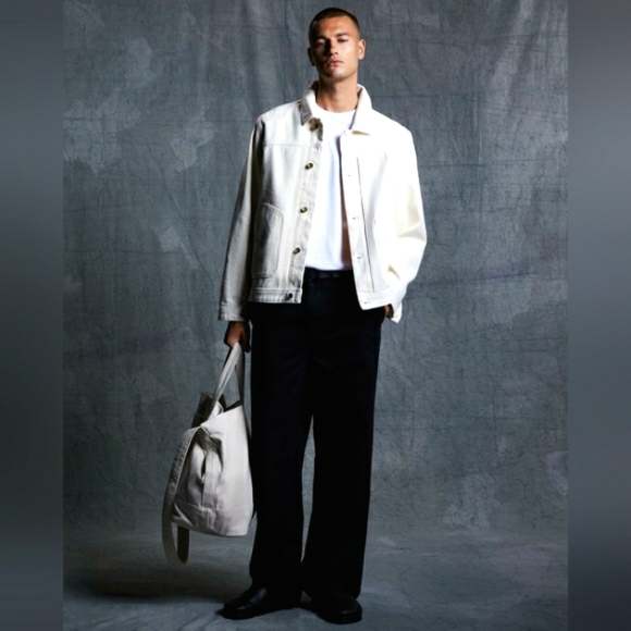 Zara | NWOT Denim Jacket with Patch Pockets - Picture 3 of 14